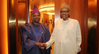 APC Crisis: Buhari holds closed door meeting with Amosun, Akeredolu, and Fayemi