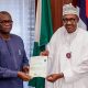 WAEC presents attestation certificate to Buhari