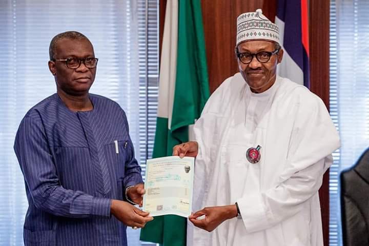 WAEC presents attestation certificate to Buhari
