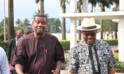 Pastor Adeboye visits Governor Wike