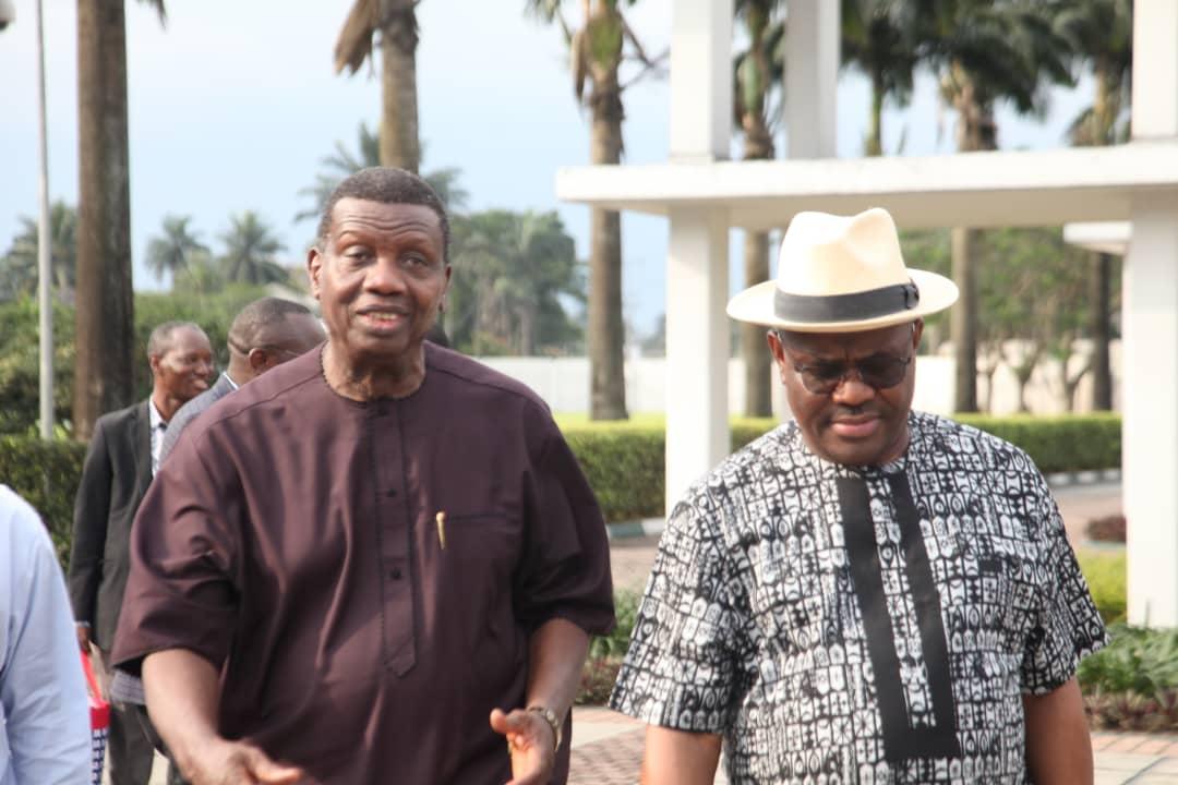 Pastor Adeboye visits Governor Wike